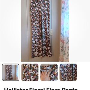 Hollister Multicolor Floral Pants